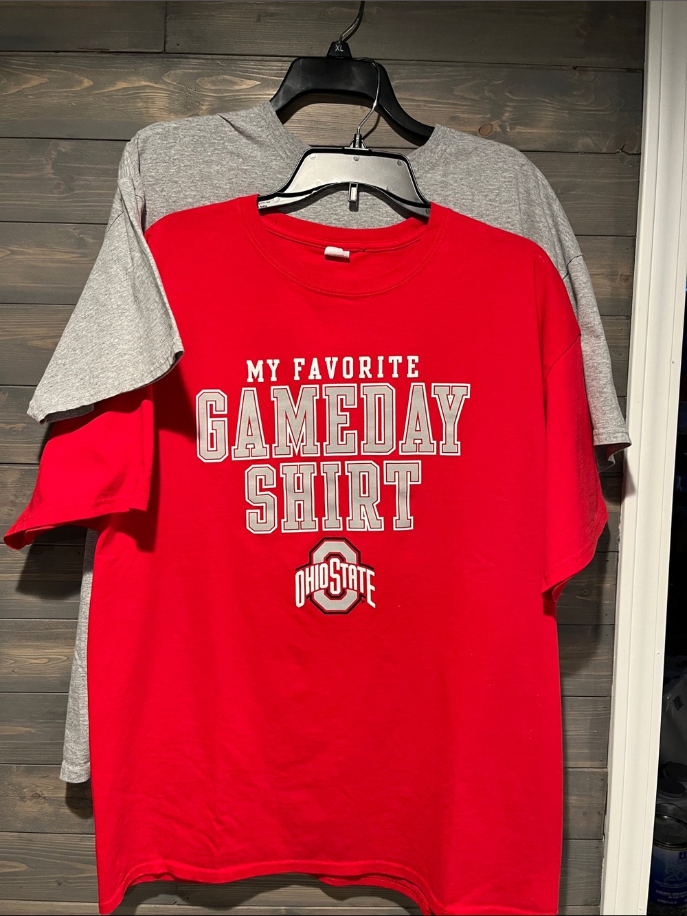 Set of Two Ohio State Football T-Shirts XL